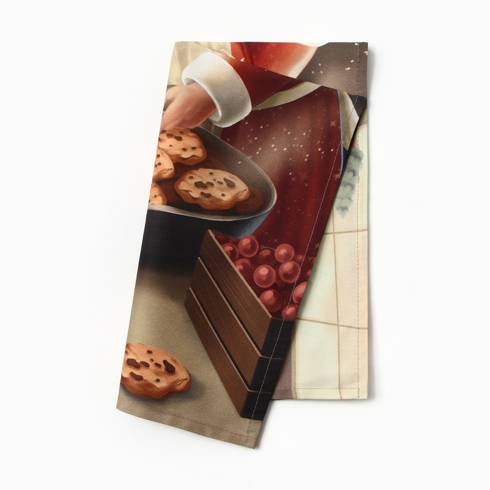 Новый год. Полотенце Этель Сookies 40х73 см, 100% хлопок, саржа 190 г/м2 Новый год. Полотенце Этель Сookies 40х73 см, 100% хлопок, саржа 190 г/м2