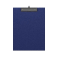 Планшет с зажимом А4, 2 мм, ErichKrause Standard, картон/бумвинил, синий (клипборд)