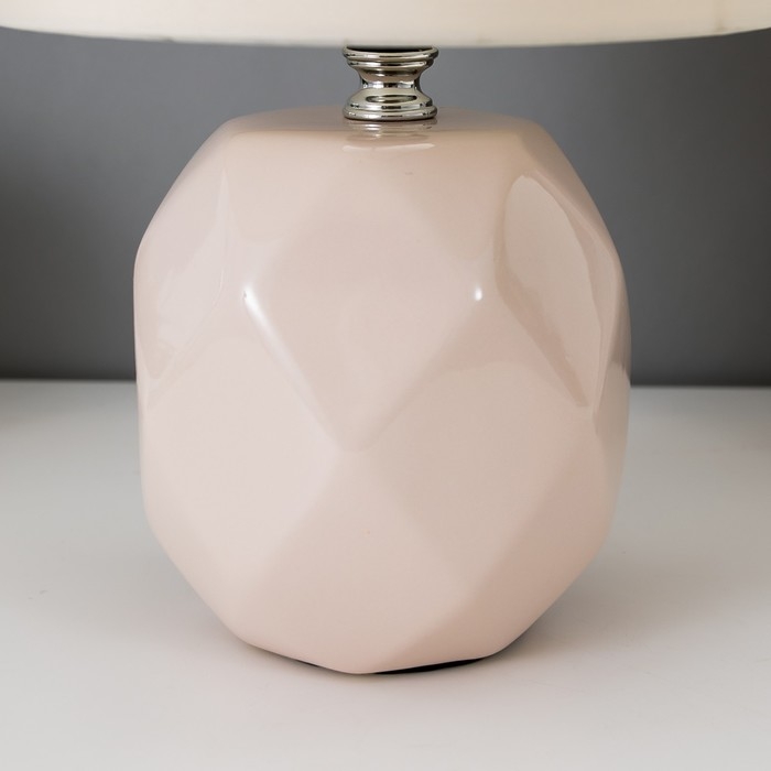 Лампа настольная 08946/1 E14 40Вт бежевый 17х17х28 см RISALUX