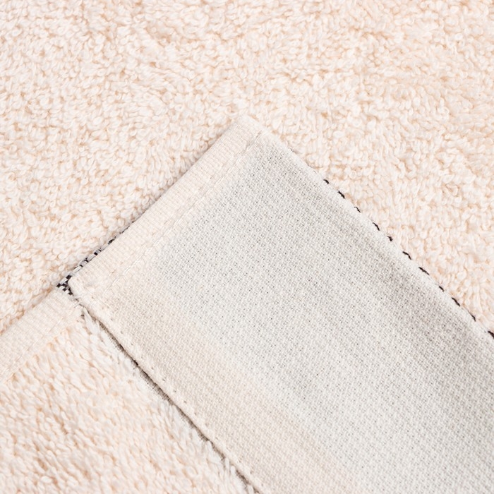 Полотенце махровое LoveLife &laquo;Бриз&raquo; 70х120 см, чёрный, 100% хлопок, 500 гр/м2