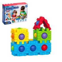 Конструктор-пазл «Поп ит», 2 в 1, 24 детали Конструктор-пазл «Поп ит», 2 в 1, 24 детали