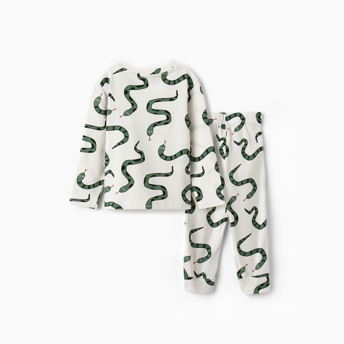 Пижама детская (лонгслив и брюки) KAFTAN "Змеи" р.36 (134-140)