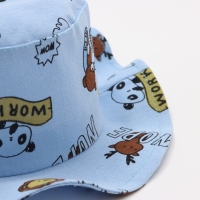 Панама детская "Зверушки" MINAKU, цв,голубой , р-р 50 Панама детская "Зверушки" MINAKU, цв,голубой , р-р 50