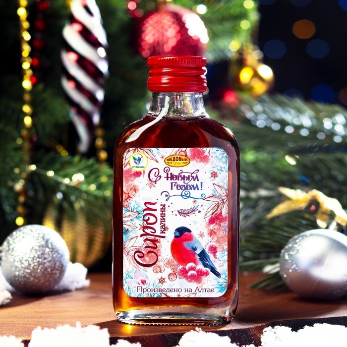 Новогодний сироп Калины, 100 мл Новогодний сироп Калины, 100 мл