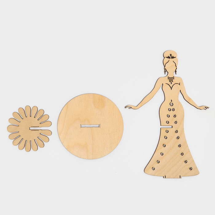 Салфетница деревянная Доляна &laquo;Прекрасная невеста&raquo;, 21,5&times;14,5 см