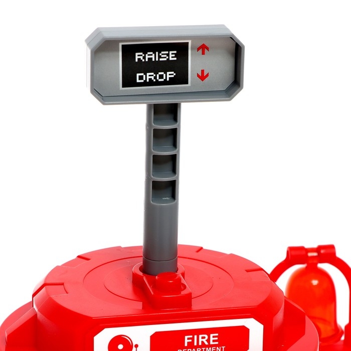 Парковка &laquo;Пожарная&raquo;, с подъёмом, машинка опускается с кнопки, звонит колокол, МИКС
