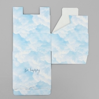 Коробка подарочная складная, упаковка, &laquo;Счастье&raquo;, 15 х 15 х 7 см