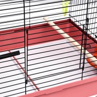 Клетка "Грация", 2 яруса, 50 х 37 х 37 см, микс цветов