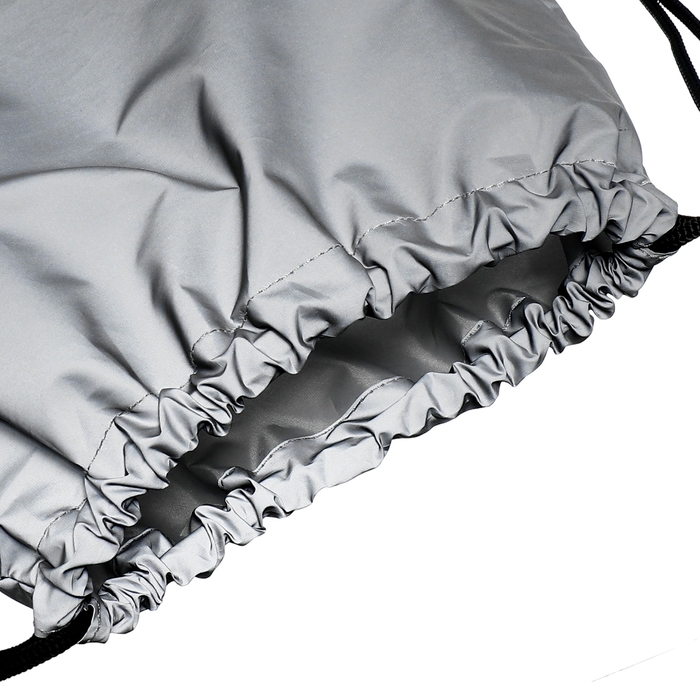 Мешок для обуви 460 х 340 мм, шелкография, светоотражающие элементы, Феникс "Смайл"