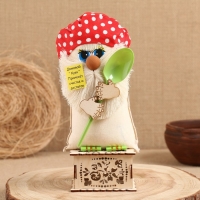 Оберег - шкатулка «Домовой с ложкой», 25 см, микс Оберег - шкатулка «Домовой с ложкой», 25 см, микс