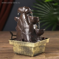 Фонтан настольный от сети "Ганеша - Бог предпринимательства и удачи" 18х12х12 см