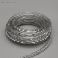 Световой шнур Luazon Lighting 10 мм, IP65, 5 м, 24 LED/м, 220 В, 8 режимов, свечение жёлтое