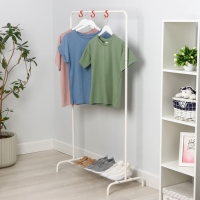 Вешалка напольная для одежды &laquo;Радуга&raquo;, 82&times;39&times;147 см, цвет белый