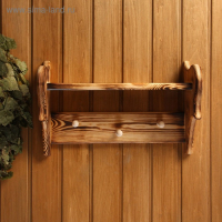 Полка вешалка обожжённая, 3 крючка, 43&times;27&times;17 см