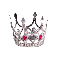 Венец королевы, цвет серебро Венец королевы, цвет серебро