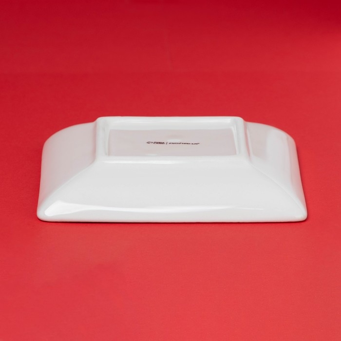 Тарелка керамическая Доляна &laquo;Волшебное дерево&raquo;, керамика, 15&times;3 см, цвет белый