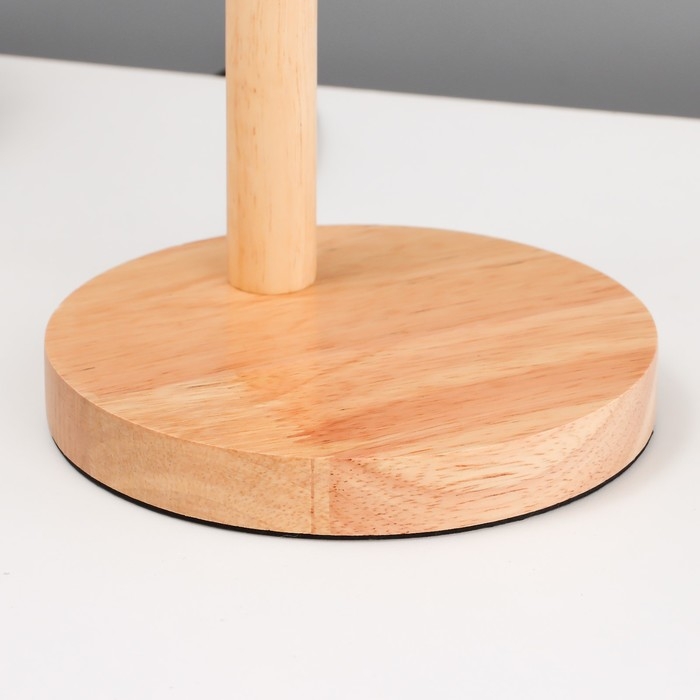 Настольная лампа Настольная лампа "Пиатти" LED 5Вт 4000К USB черный 15х25х45см RISALUX