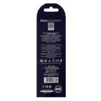 Кабель Hoco X20, Lightning - USB, 2 А, 2 м, PVC оплетка, черный