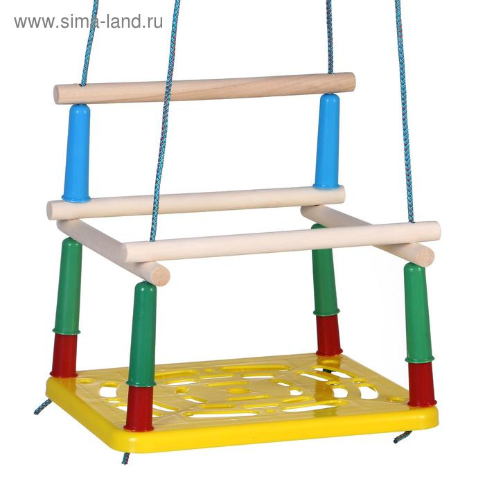 Качели подвесные, пластмассовые, сиденье 33&times;22см