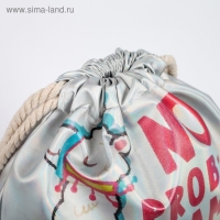 Мешок для обуви «1 сентября: NO PROB-LLAMA» кож.зам голография, 30 х 40 см Мешок для обуви «1 сентября: NO PROB-LLAMA» кож.зам голография, 30 х 40 см