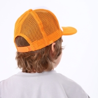 Кепка детская для мальчика с сеткой COOL YOU, цвет оранжевый, р-р 52&ndash;54, 5&ndash;7 лет