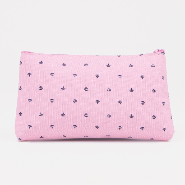 Косметичка на молнии, цвет розовый