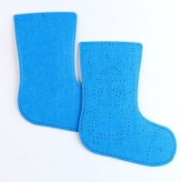 Новогондний набор для шитья. Носок из фетра &laquo;Новый год! Пингвиненок&raquo;, 18 х 27 см