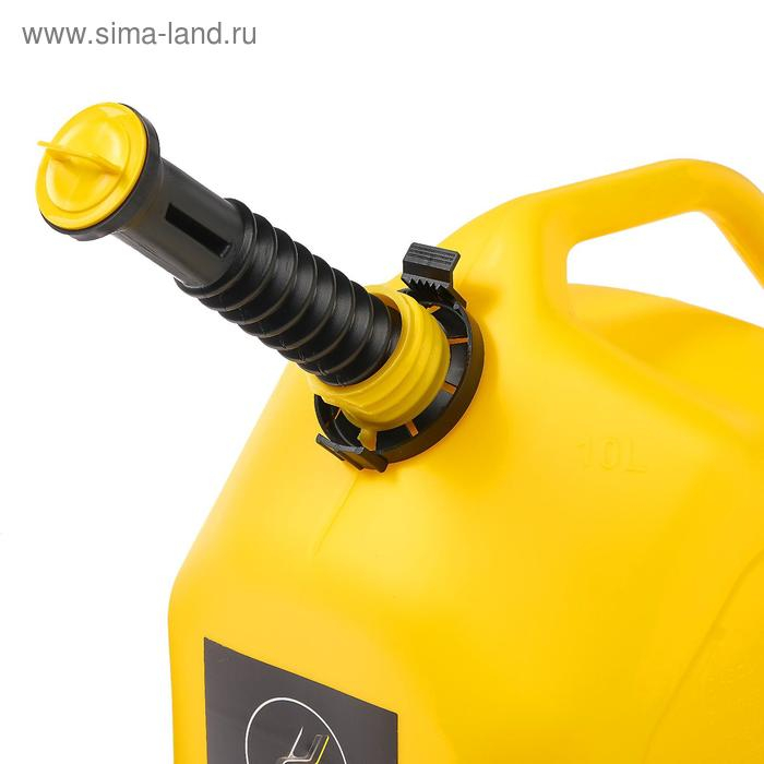 Канистра ГСМ Kessler premium, 10 л, пластиковая, желтая Канистра ГСМ Kessler premium, 10 л, пластиковая, желтая
