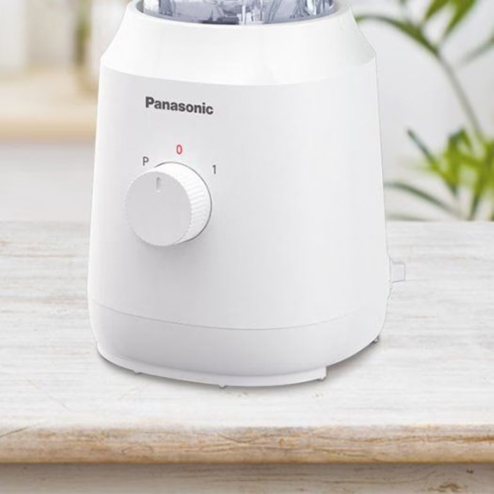 Блендер Panasonic MXEX1011WTQ, стационарный, 400 Вт, 1 л, 1 скорость, белый