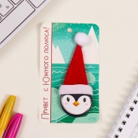 Значок закатной с колпаком d=35 мм "Пингвин" 6,5х11 см