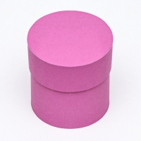 Шляпная коробка, бордовая, 10 х 10 см