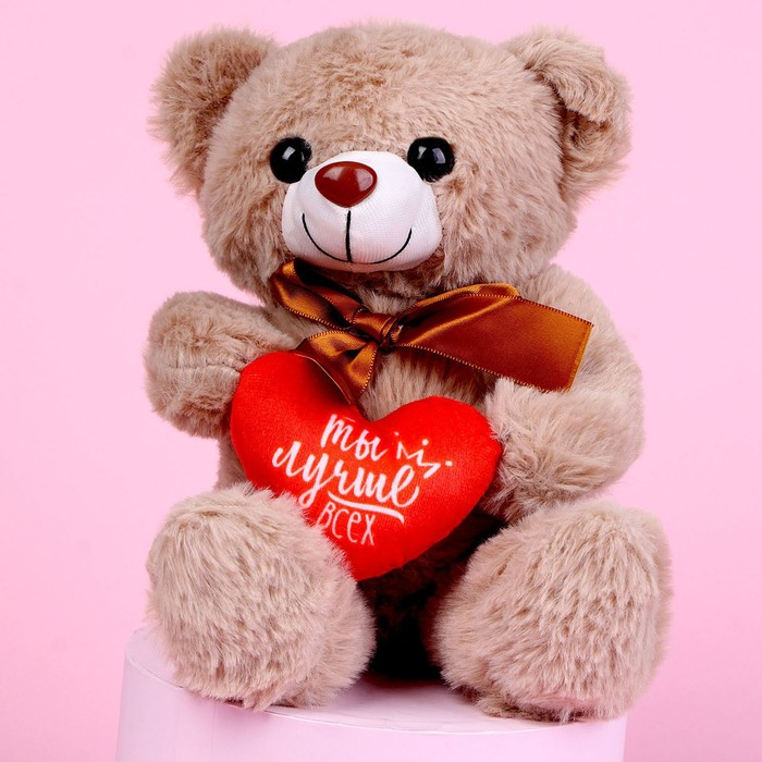 Мягкая игрушка &laquo;Ты лучше всех&raquo;, медведь, цвета МИКС