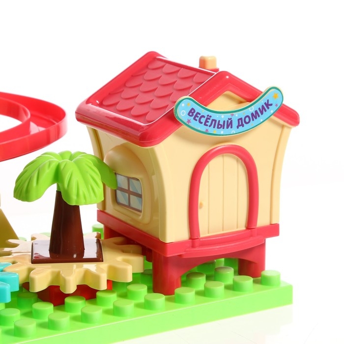 Конструктор развивающий с шестерёнками &laquo;Дино Мир&raquo;, 33 детали