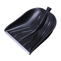 Ковш лопаты пластиковый, 410 &times; 460 мм, с алюминиевой планкой, тулейка 32 мм, &laquo;Купец&raquo;