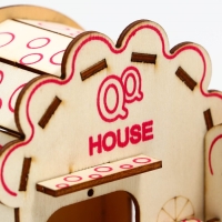 Комплекс-площадка для грызунов,14 х 13 х 10.5 см, фанера Комплекс-площадка для грызунов,14 х 13 х 10.5 см, фанера