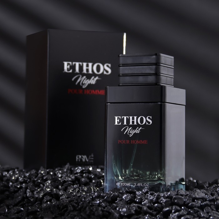 Туалетная вода мужская ETHOS NIGHT, 100 мл Туалетная вода мужская ETHOS NIGHT, 100 мл
