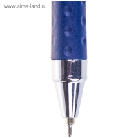 Ручка шариковая Silk Touch 2000, узел 0.7 мм, чернила синие, игольчатый стержень, грип