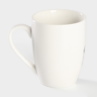 Кружка фарфоровая Доляна &laquo;Царь зверей&raquo;, 350 мл