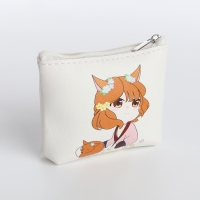 Кошелёк на молнии, цвет белый