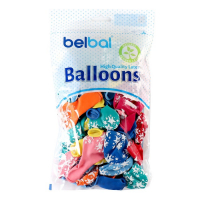 Шар латексный 12" &laquo;Большие звёзды&raquo;, пастель, набор 50 шт., цвета МИКС