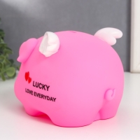 Копилка пластик "Свинка с крылышками" МИКС 12,5х15,5х11,5 см