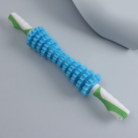 Массажёр &laquo;Скалка&raquo;, универсальный, 12 колёс, d = 7 &times; 45 см, цвет МИКС