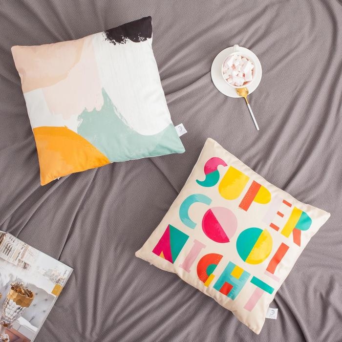 Наволочка декоративная &laquo;Этель&raquo; Aurora 40х40 см, 100% п/э, велюр