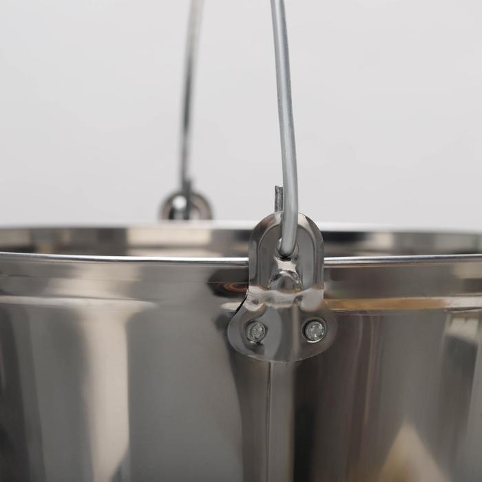 Подойник, 12 л, нержавеющая сталь, ГОСТ Подойник, 12 л, нержавеющая сталь, ГОСТ