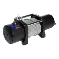 Лебедка электрическая ТУНДРА, 12/24V, 6000 lb (2.7 т), 3 л.с., до 8.5 м/мин, 7.2 мм х 24 м