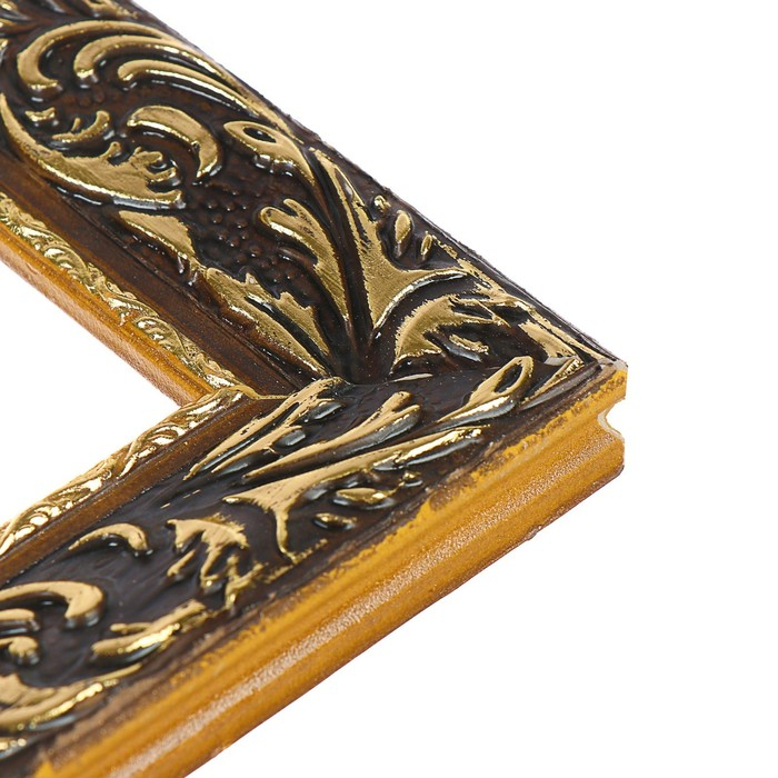 Рама для картин (зеркал) 25 х 35 х 4 см, дерево Рама для картин (зеркал) 25 х 35 х 4 см, дерево "Версаль", золотая