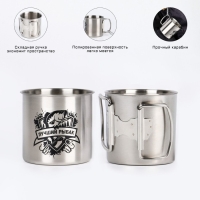 Термокружка, 250 мл, Горы "Мастер К. Лучший рыбак", складная ручка, 7 х 7.5 см Термокружка, 250 мл, Горы "Мастер К. Лучший рыбак", складная ручка, 7 х 7.5 см