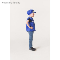 Карнавальный костюм "Пилот самолёта", фуражка, жилет, 4-6 лет, рост 110-122 см