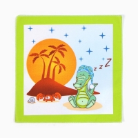 Набор носовых платков Крошка Я "Крокодил" 30*30 см-12 шт, 100% хлопок Набор носовых платков Крошка Я "Крокодил" 30*30 см-12 шт, 100% хлопок