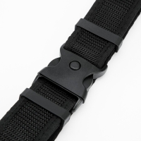 Ремень тактический, 125 см, ширирна 5 см, пряжка пластик, черный